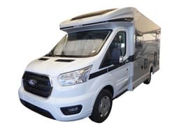 Semintegrale 6,69 m con letti gemelli trasformabili e cambio automatico su meccanica Ford